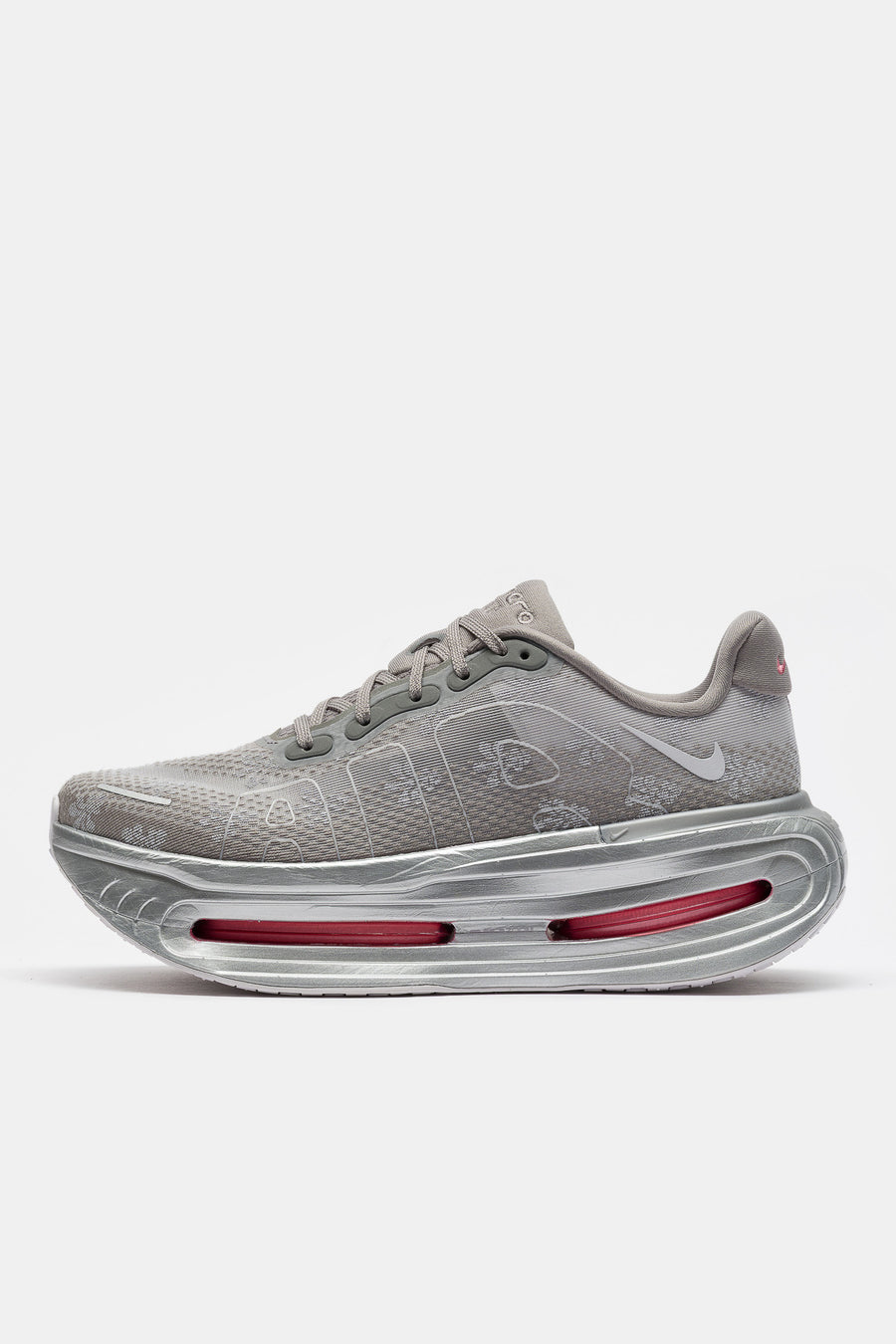 Vomero Premium Sneaker in Geyser Grey/Peony/Metallic Silver