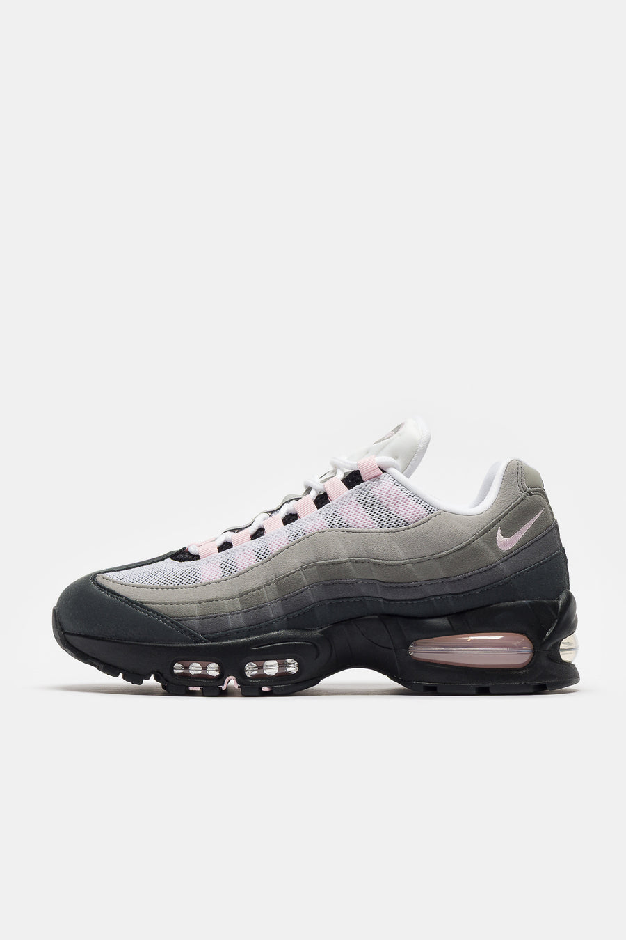 Nike Air Max 95 Big Bubble Sneaker in Black/Pink Foam/White/Reflect Silver - Notre