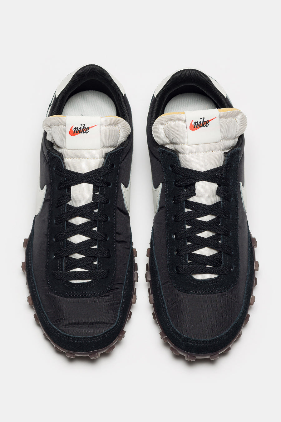 Waffle Racer Sneaker in Black/Sail/Coconut Milk/Gum Dark Brown