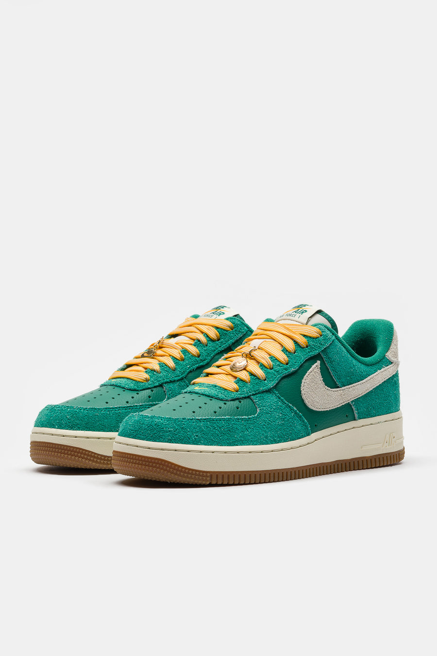 Air Force 1 '07 Sneaker in Malachite/Coconut Milk/University Gold
