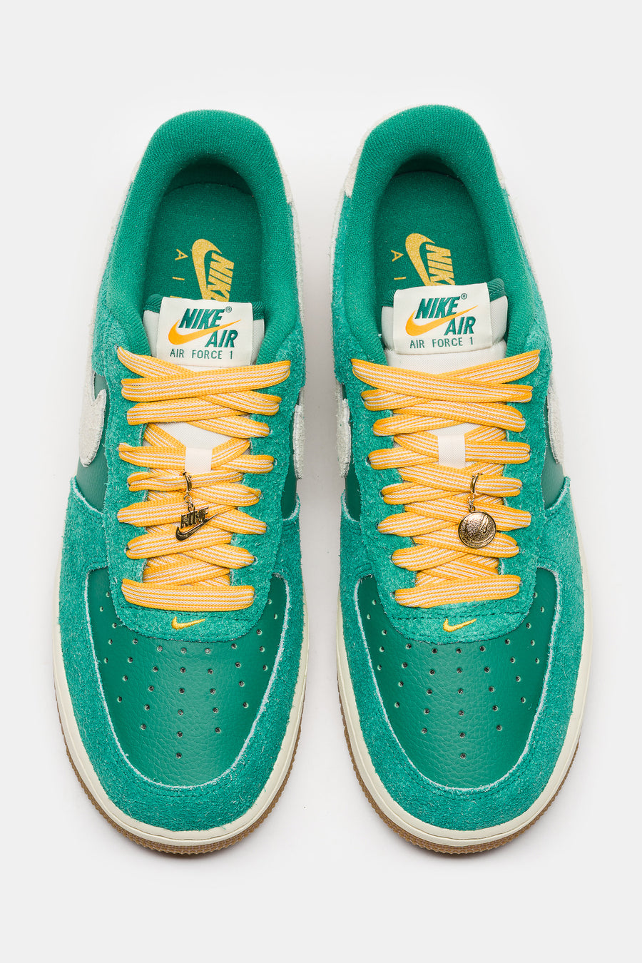 Air Force 1 '07 Sneaker in Malachite/Coconut Milk/University Gold
