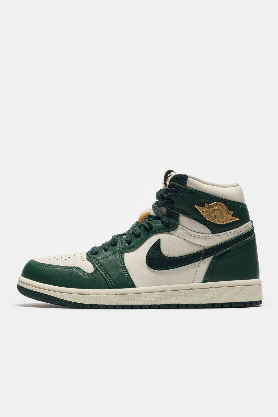 Jordan Air Jordan 1 Retro High OG Sneaker in Pale Ivory/Pro Green/Fir/Coconut Milk - Notre