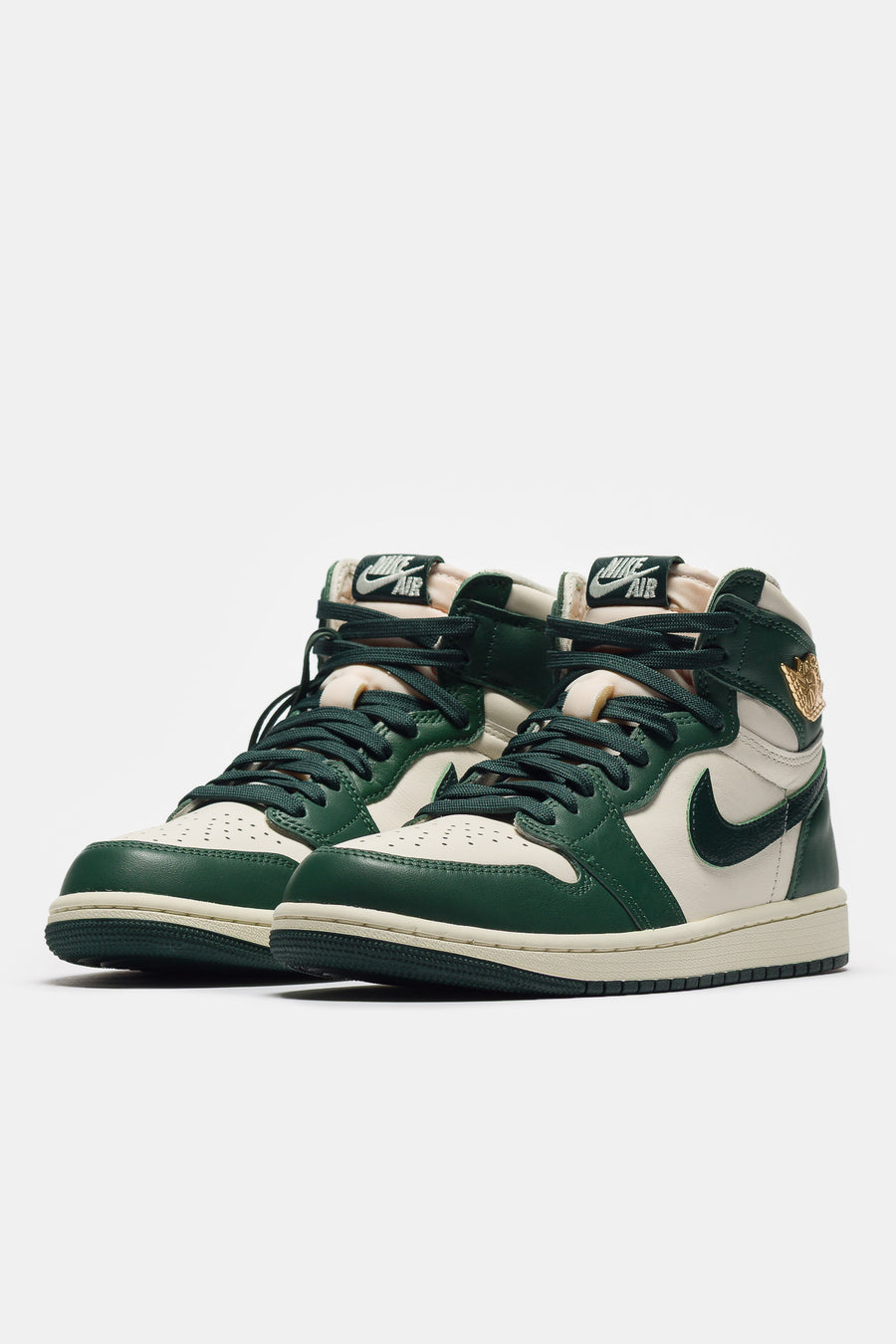 Jordan Air Jordan 1 Retro High OG Sneaker in Pale Ivory/Pro Green/Fir/Coconut Milk - Notre