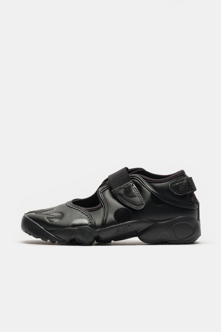 Air Rift Polka Dot Sneaker in Black/Black/Black