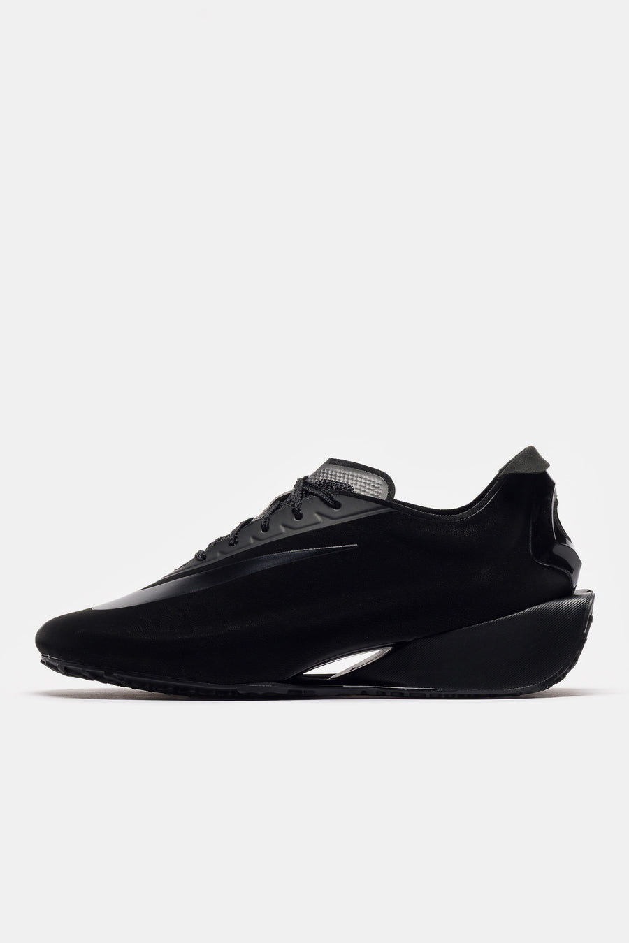 First Sight Noir Sneaker in Black/Black/Metallic Dark Grey