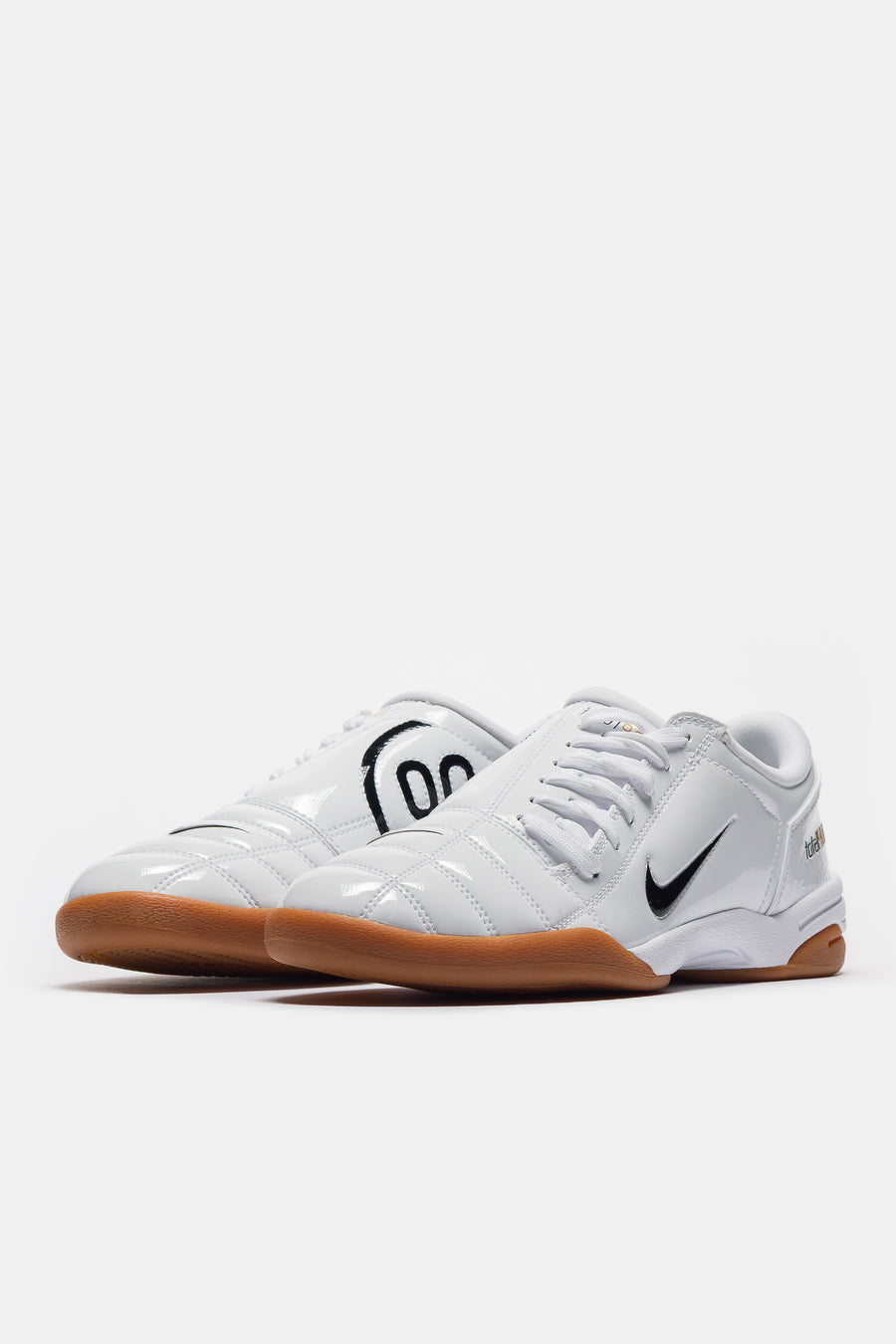 Nike Total 90 Sneaker in White/Black/White/Metallic Gold - Notre
