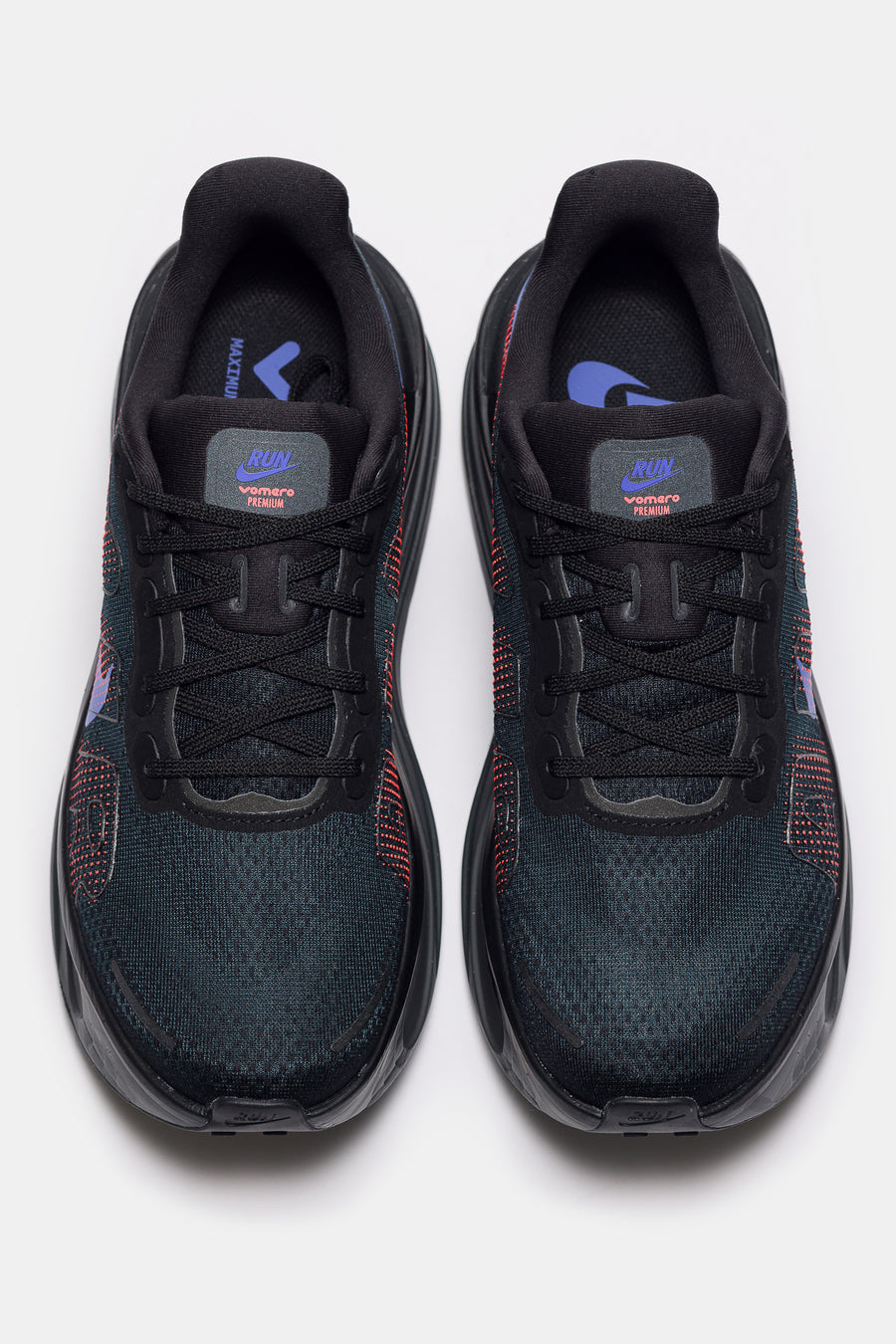 Nike Vomero Premium Sneaker in Black/Sapphire/Hot Lava/Anthracite - Notre