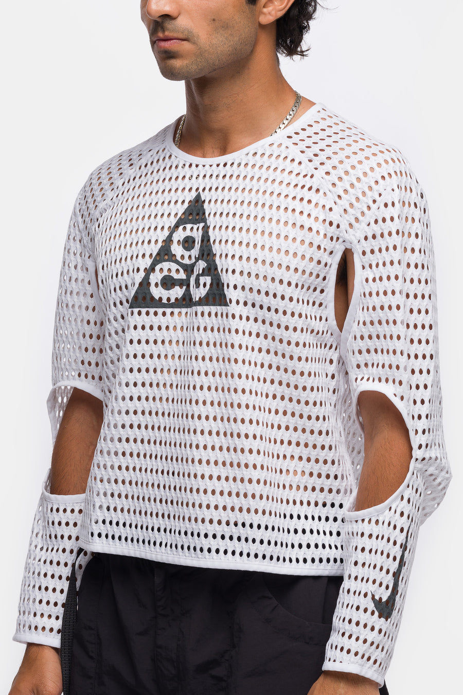 ACG Radical AirFlow NXT Dri-FIT Long Sleeve Trail Running Top in White