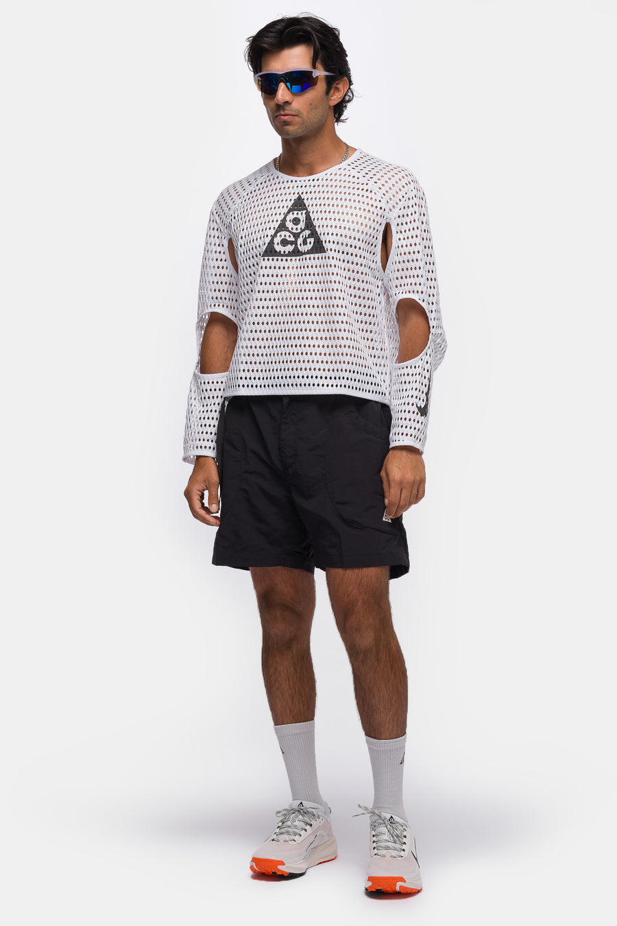 ACG Radical AirFlow NXT Dri-FIT Long Sleeve Trail Running Top in White