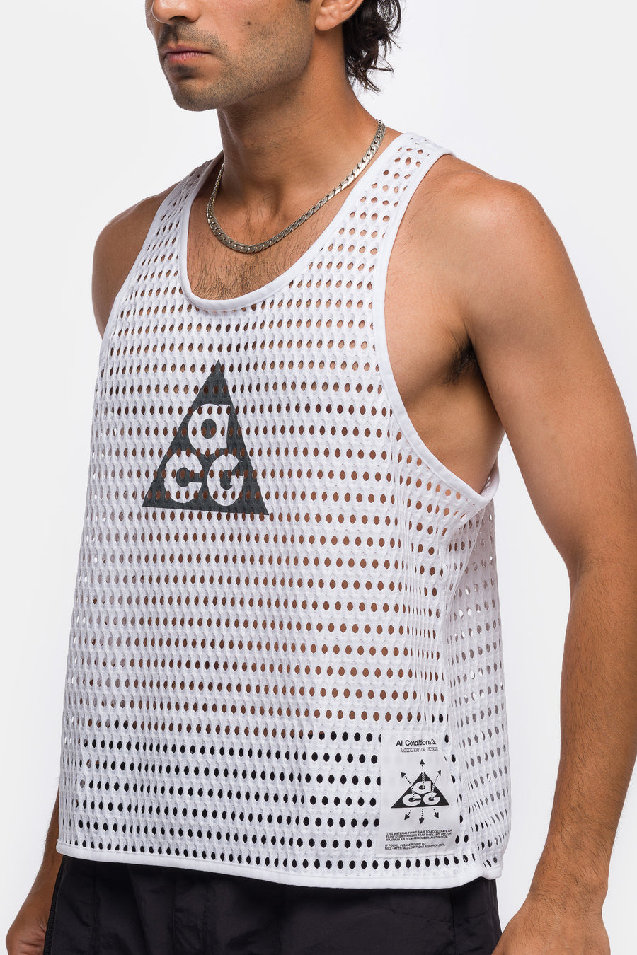 ACG Radical AirFlow Dri-FIT Trail Running Tank Top in White