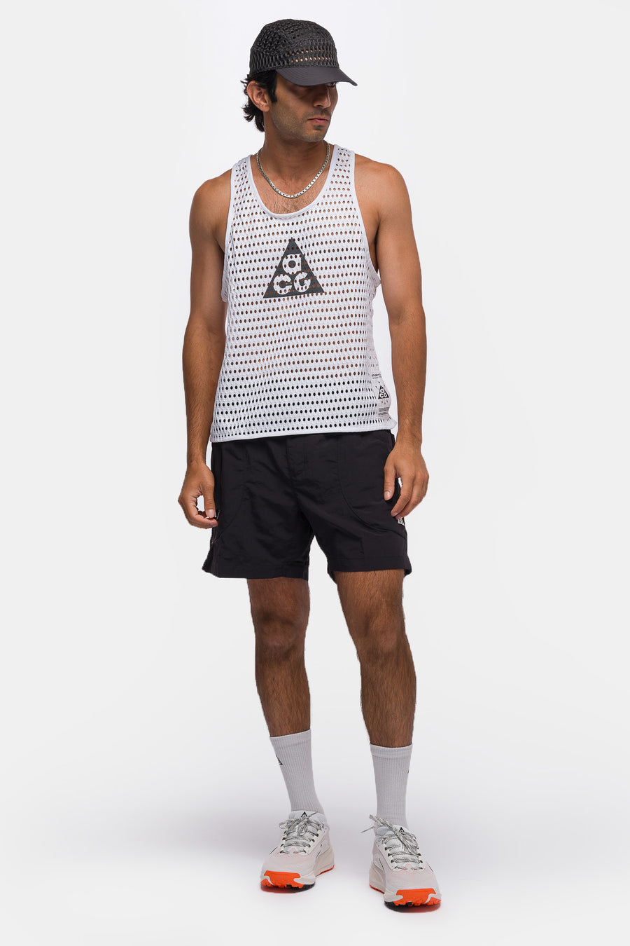 ACG Radical AirFlow Dri-FIT Trail Running Tank Top in White
