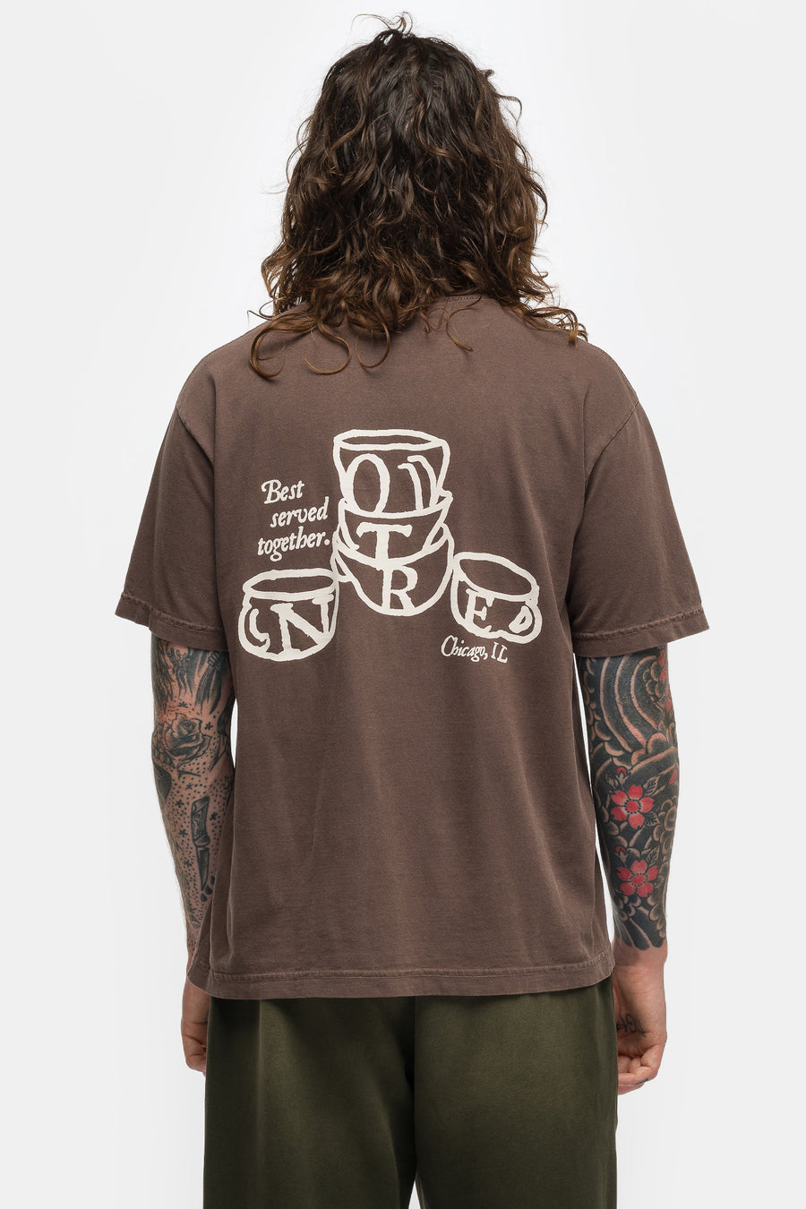 Cups T-Shirt in Clove