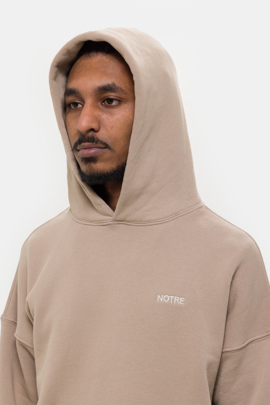 Notre Logo Hoodie in Tan - Notre