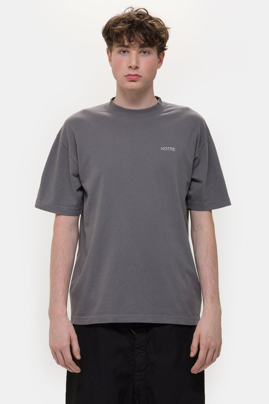 Notre Logo T-Shirt in Charcoal - Notre
