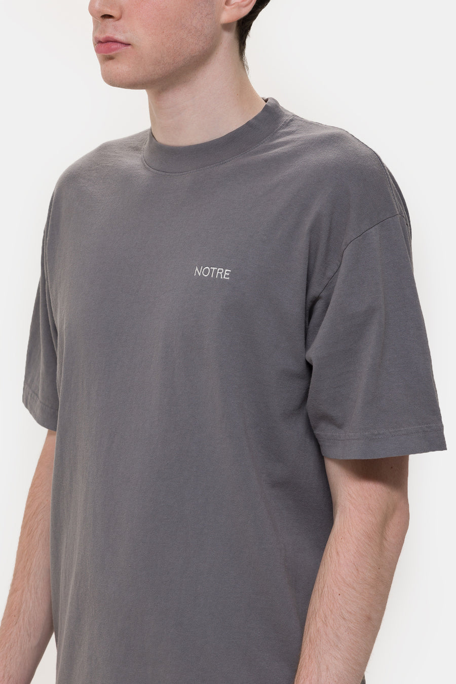Notre Logo T-Shirt in Charcoal - Notre