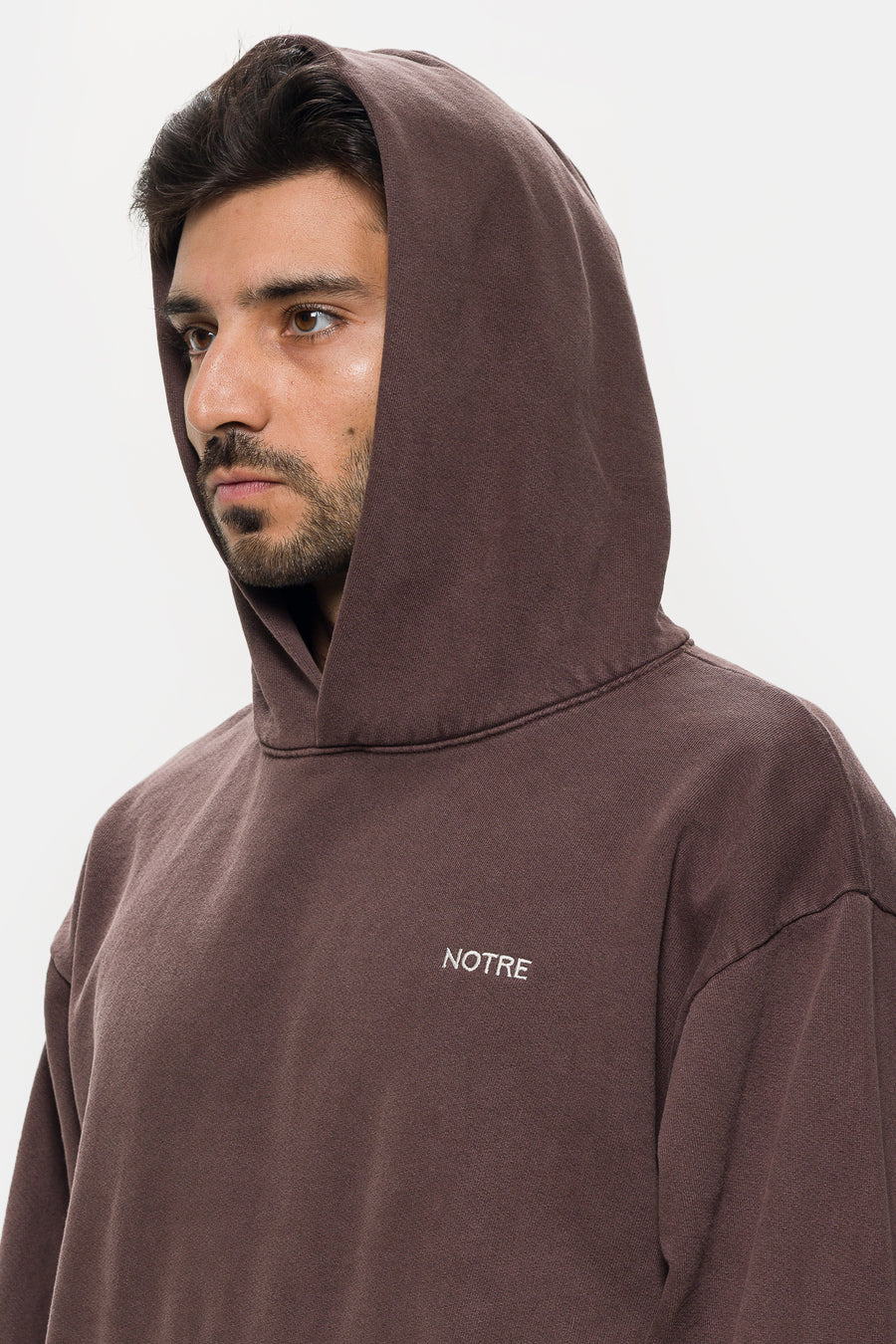 Notre Logo Hoodie in Clove