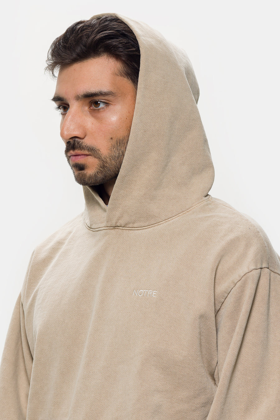 Notre Logo Hoodie in Mushroom