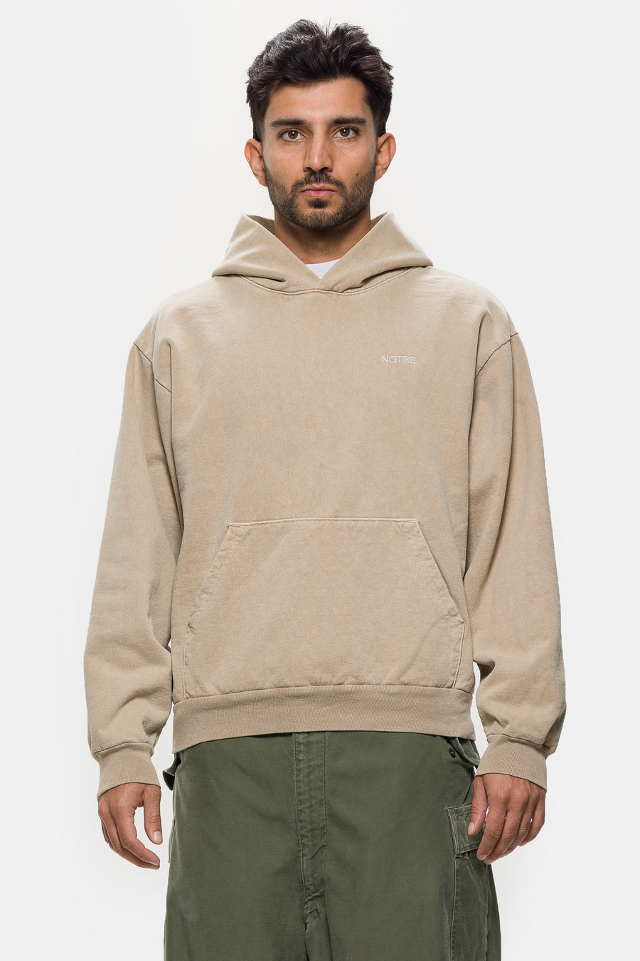 Notre Logo Hoodie in Mushroom