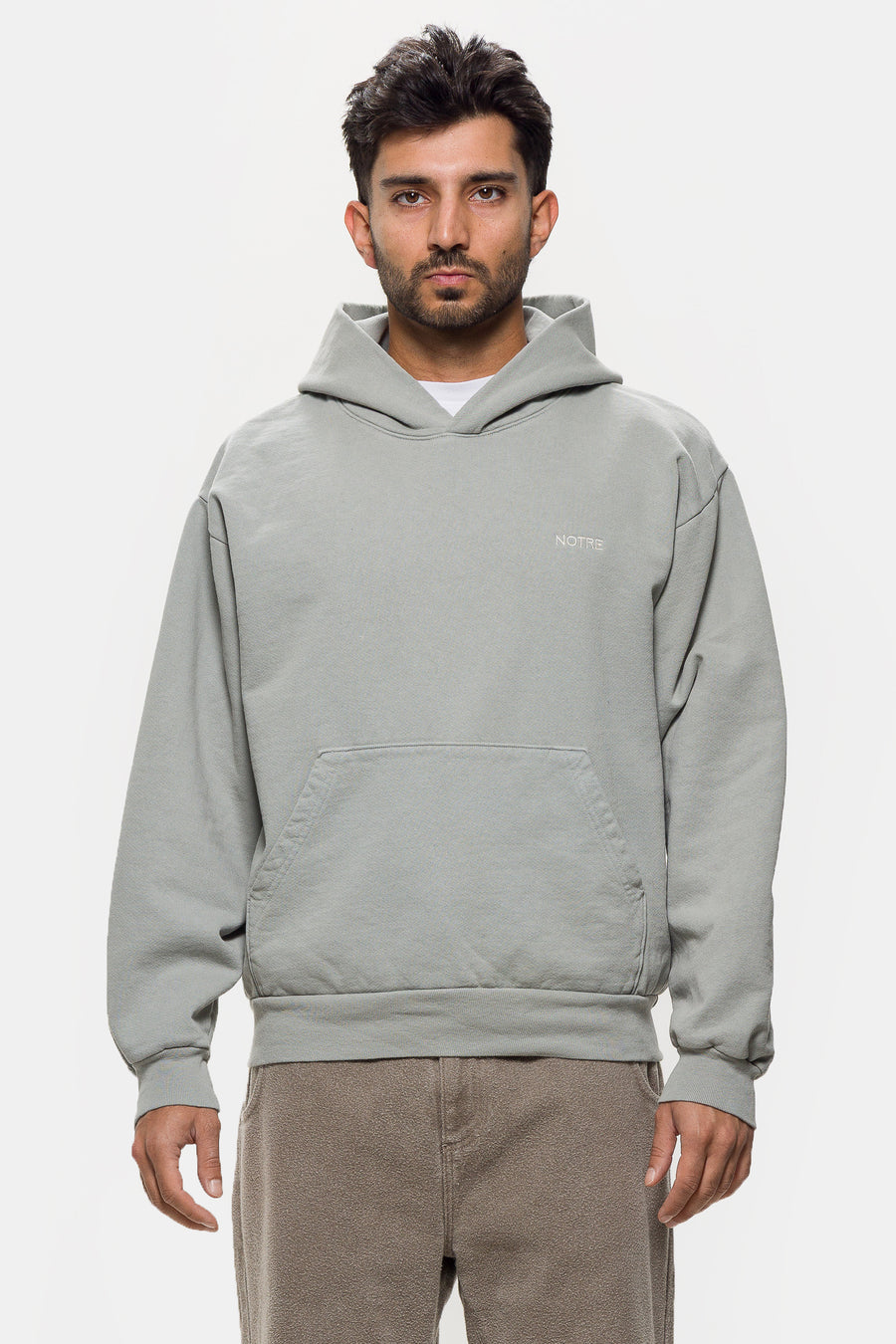 Notre Logo Hoodie in Sage