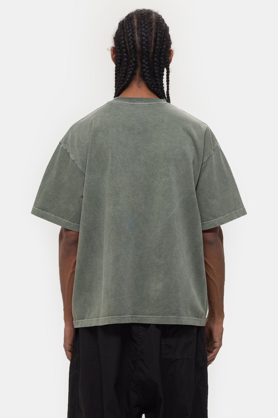 Notre Pocket T-Shirt in Washed Green - Notre