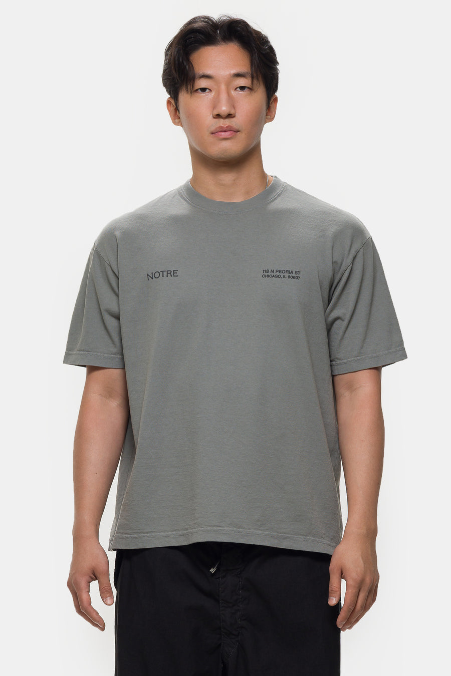Notre Run T-Shirt in Sage - Notre