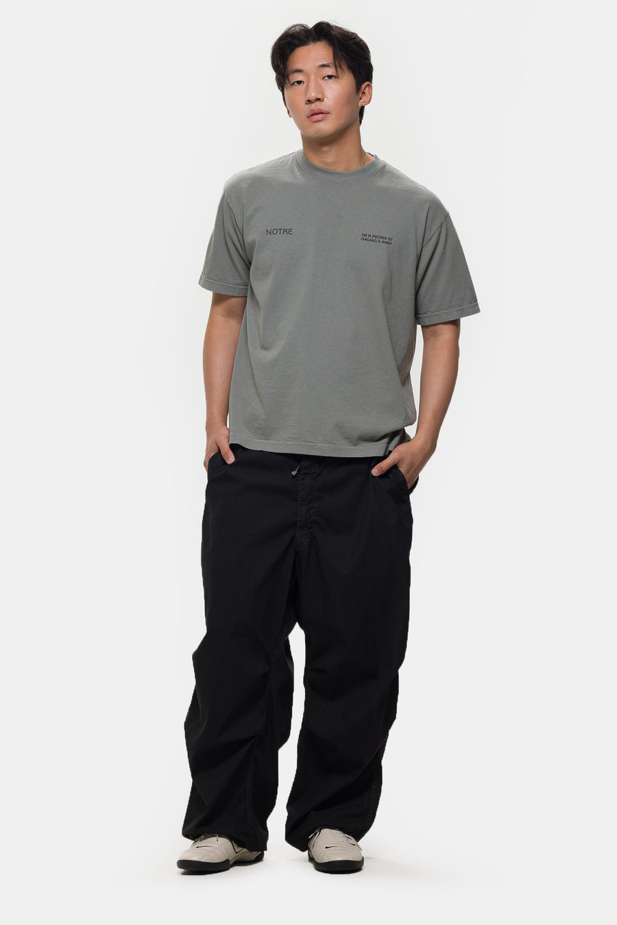 Notre Run T-Shirt in Sage - Notre