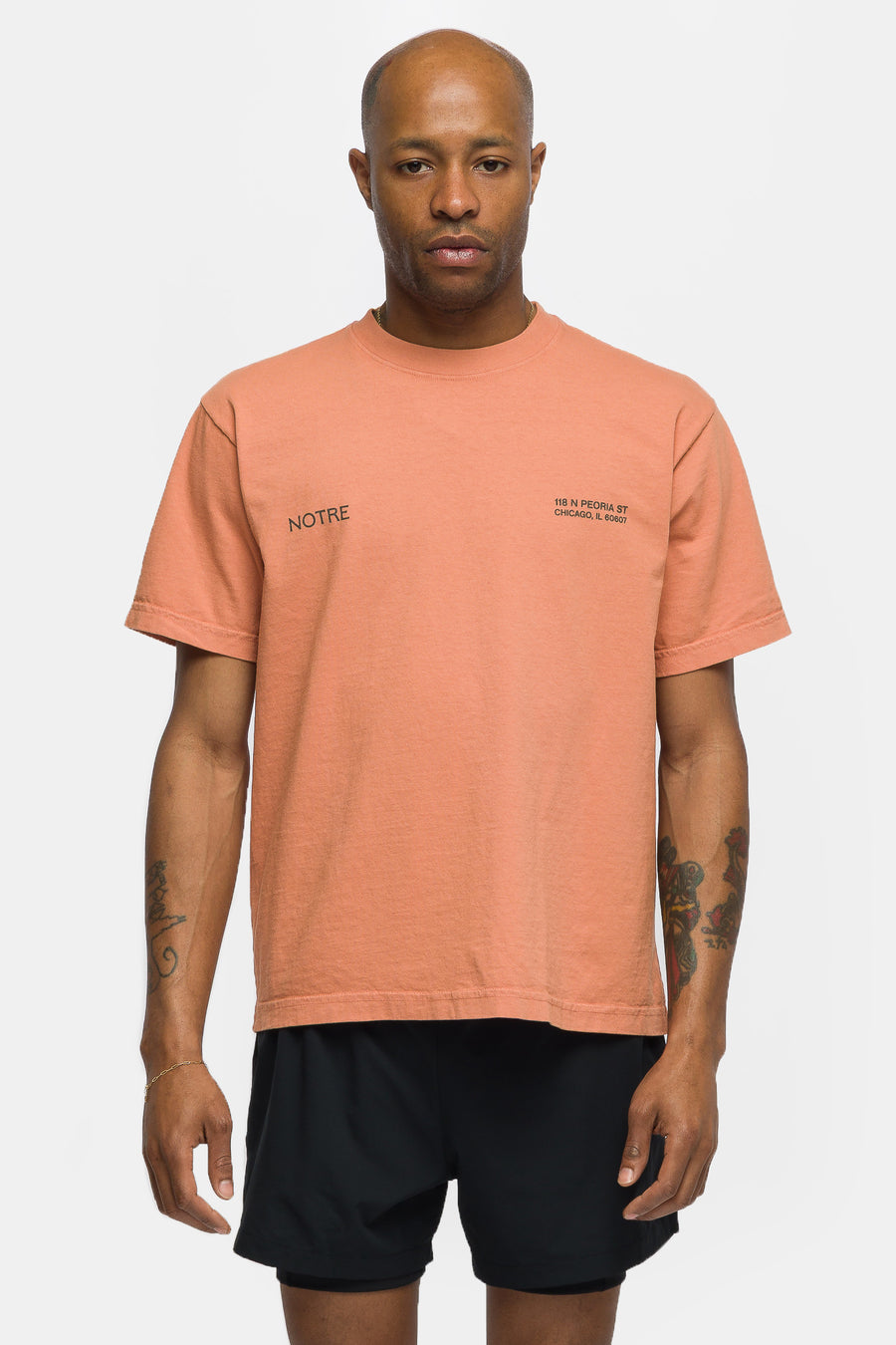 Notre Run T-Shirt in Terracotta - Notre