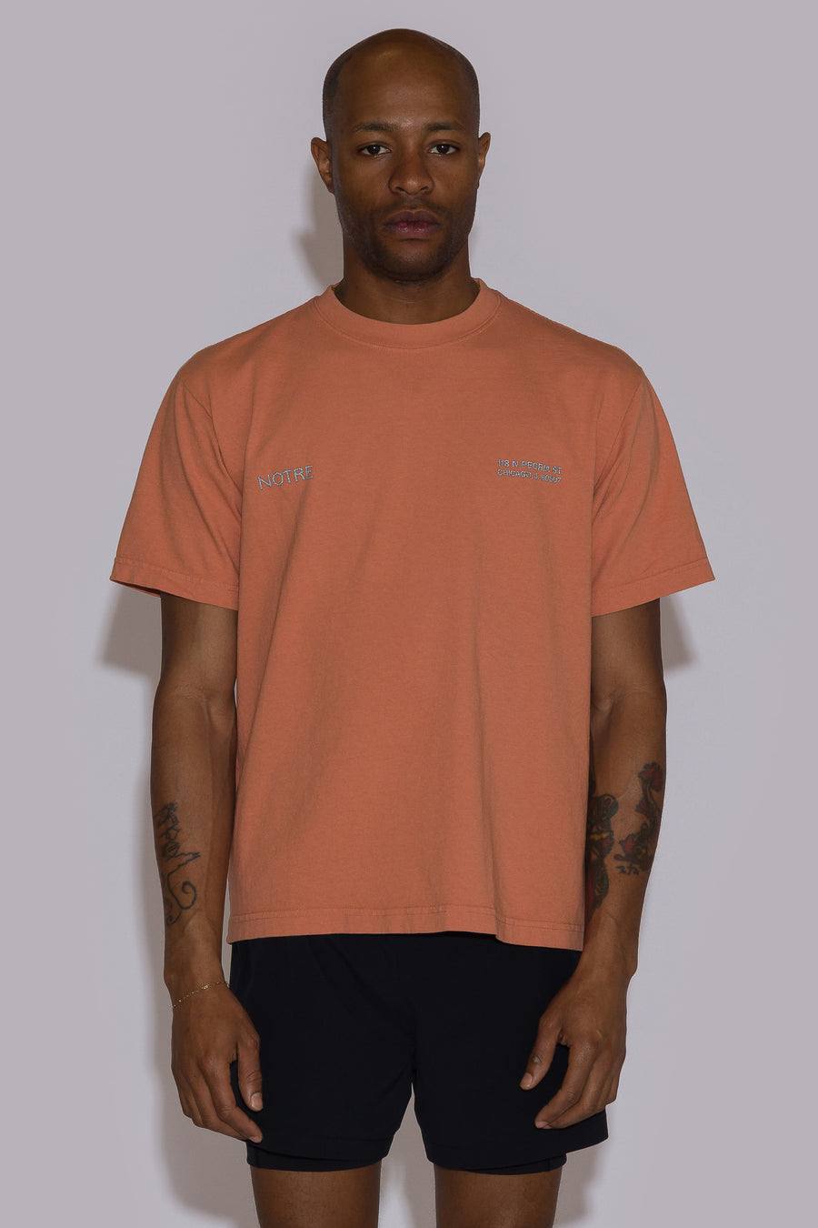 Notre Run T-Shirt in Terracotta - Notre