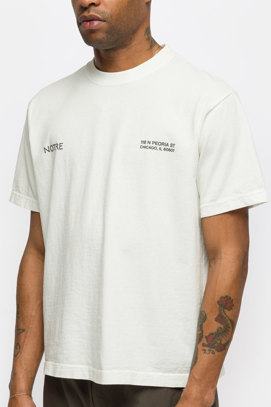 Notre Run T-Shirt in White - Notre