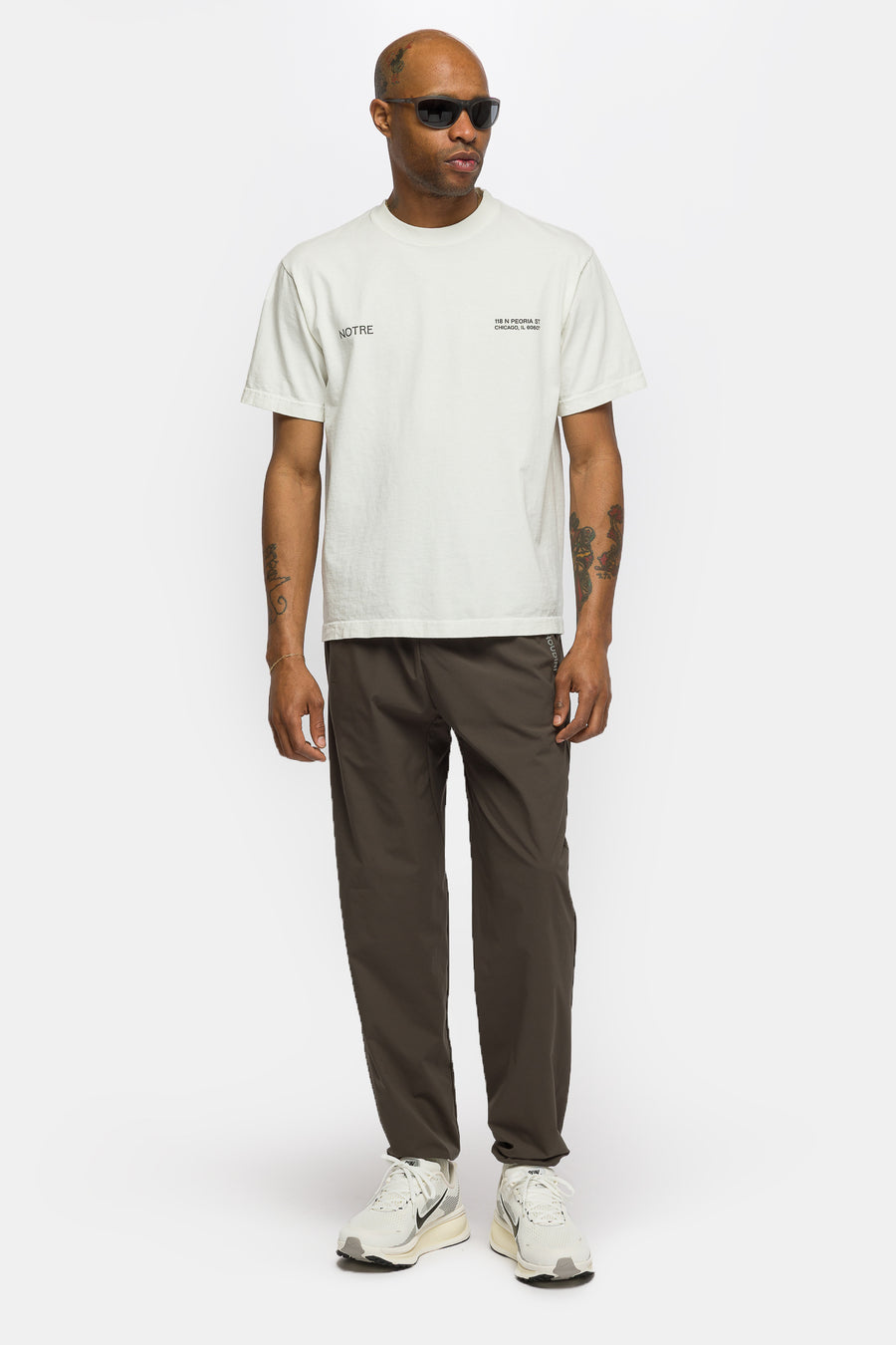 Notre Run T-Shirt in White - Notre