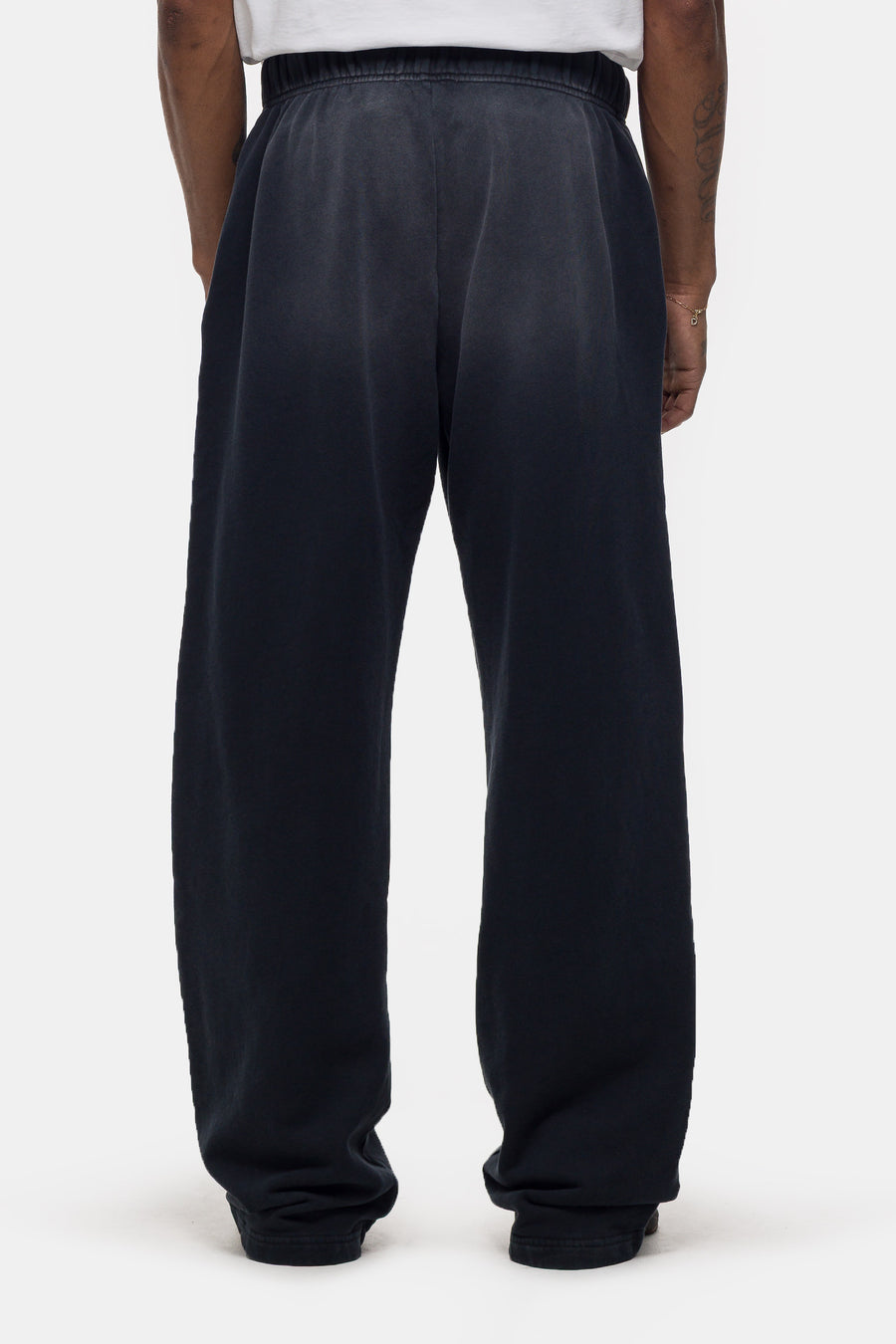 Washed Baggy Sweatpant in Black