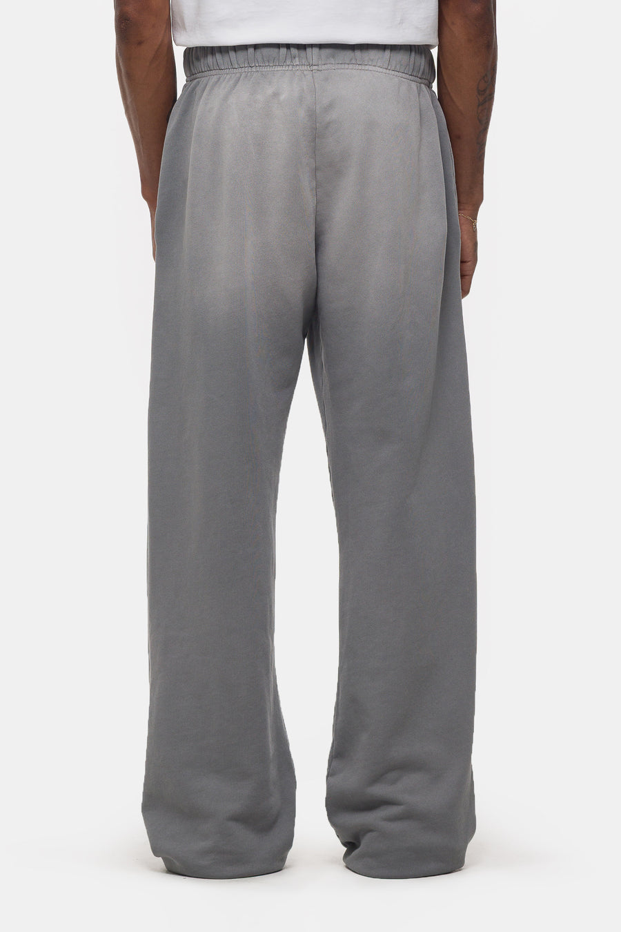 Washed Baggy Sweatpant in Steel Grey
