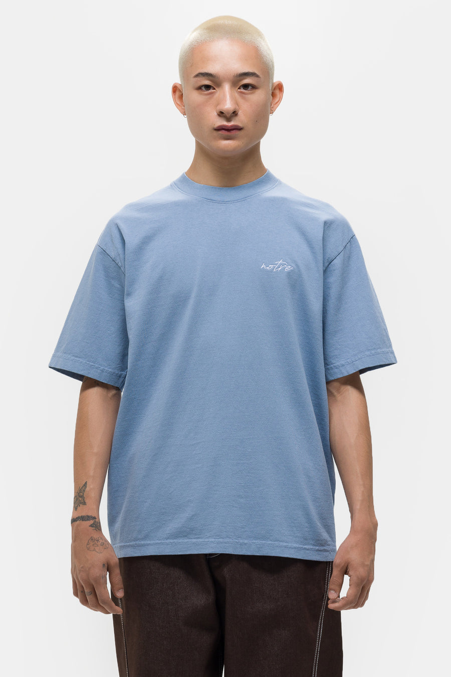Notre Wine T-Shirt in Clear Blue - Notre