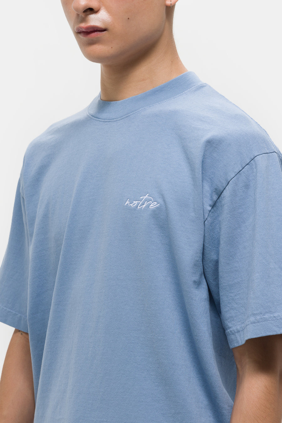 Notre Wine T-Shirt in Clear Blue - Notre
