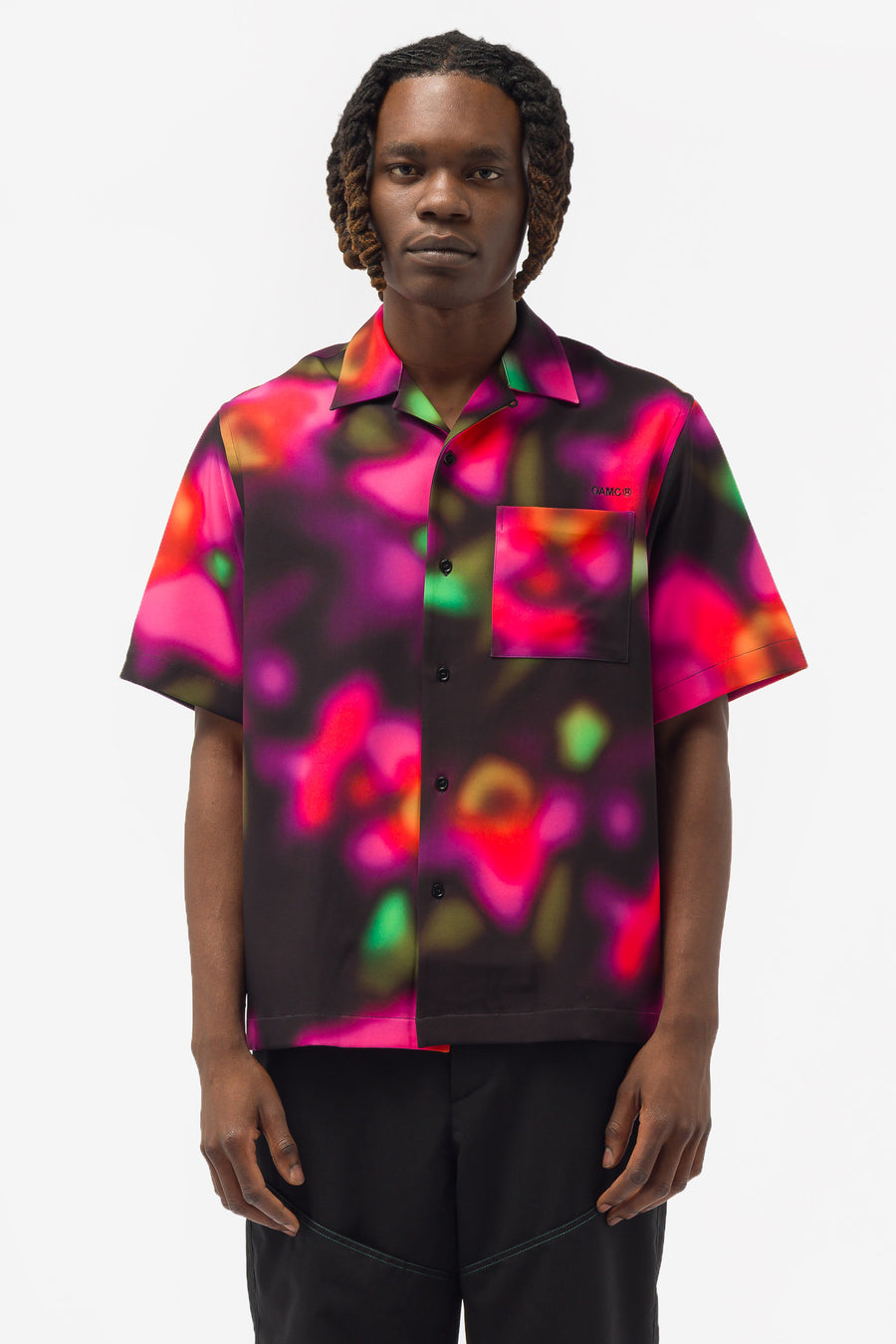 OAMC - Men's Kurt Shirt in Blurred Berry