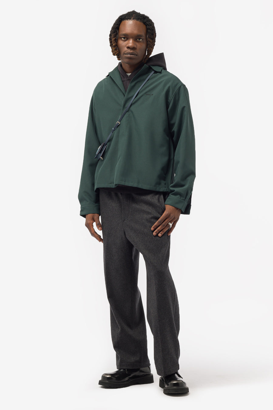 OAMC - Men's System Shirt in Bottle Green