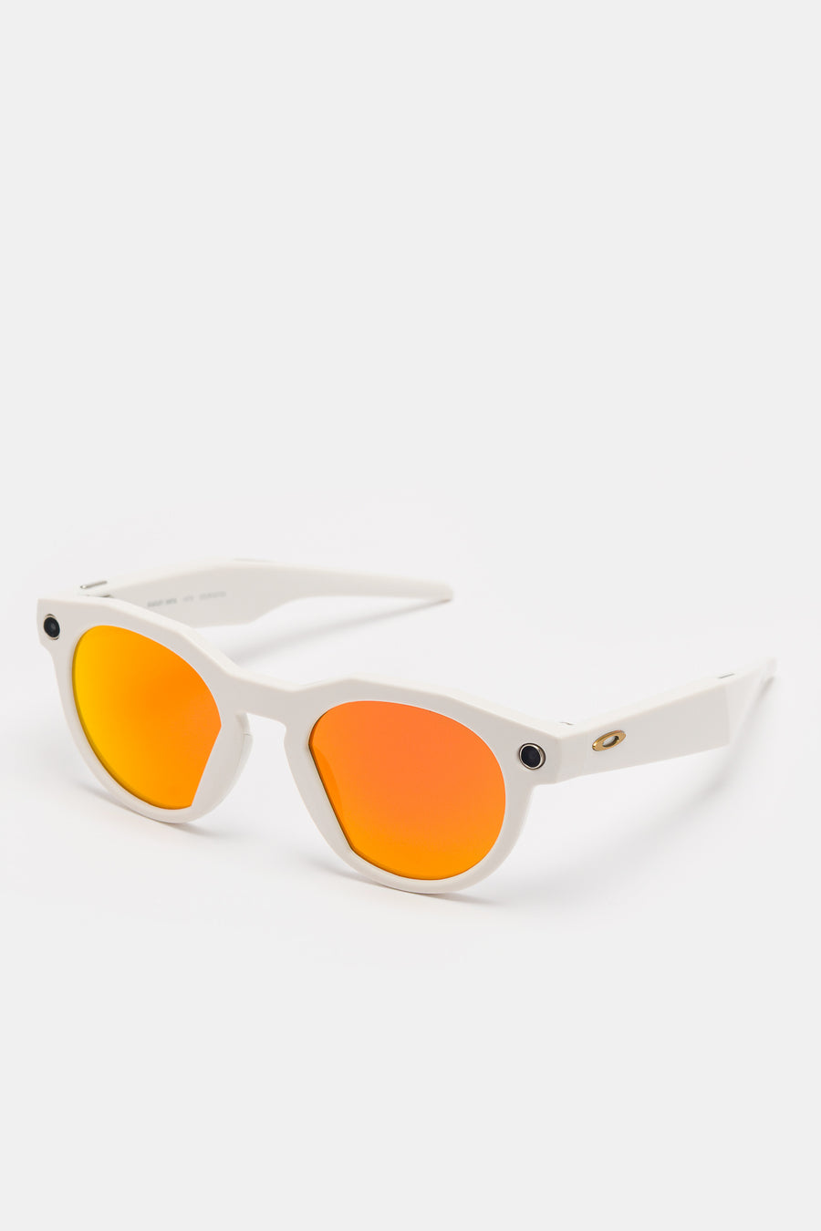 Meta HSTN Glasses in Warm Grey/Prizm Ruby Lens
