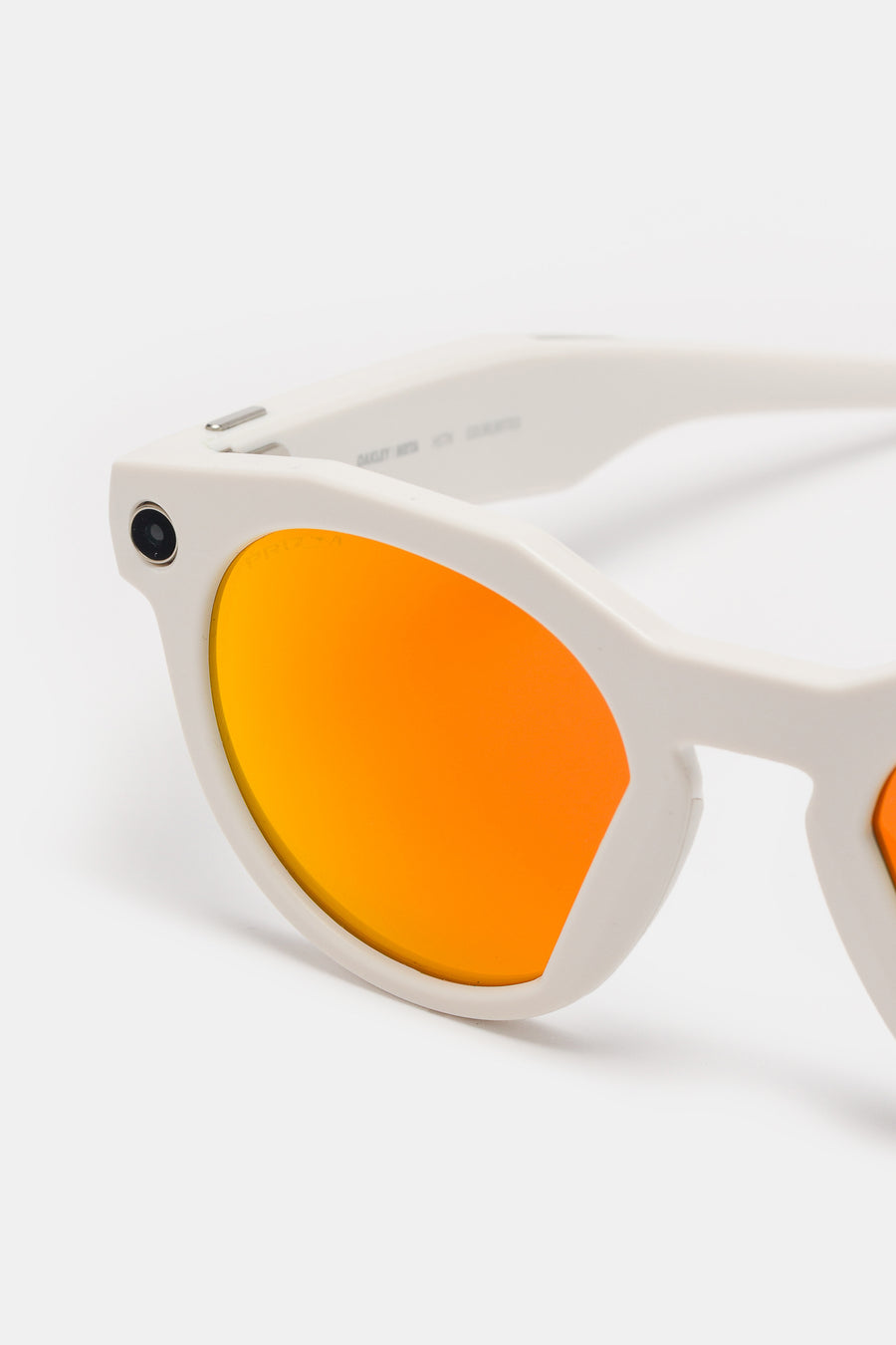 Meta HSTN Glasses in Warm Grey/Prizm Ruby Lens