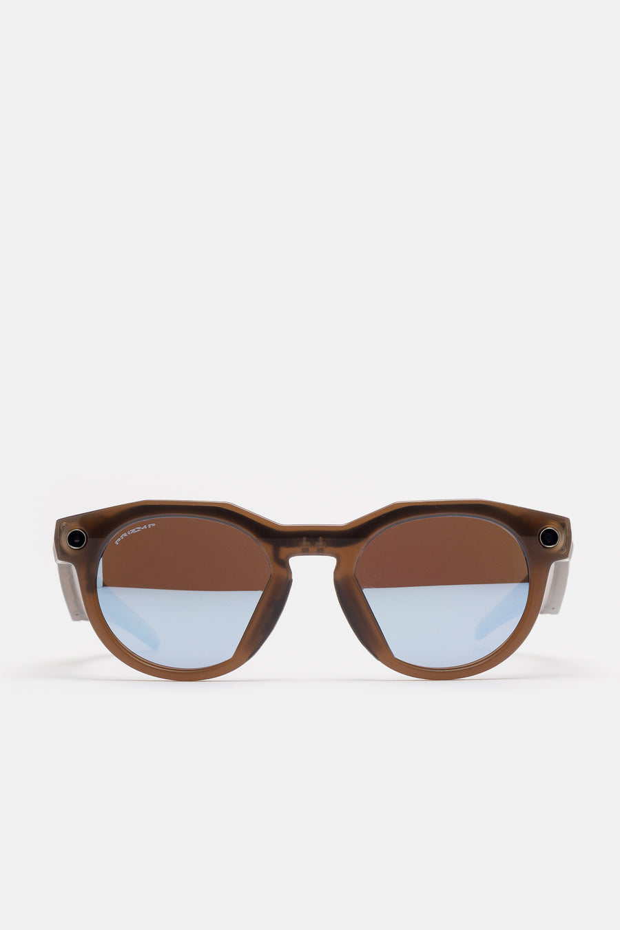 Meta HSTN Transitions Glasses in Brown Smoke/Prizm Deep Water Polarized
