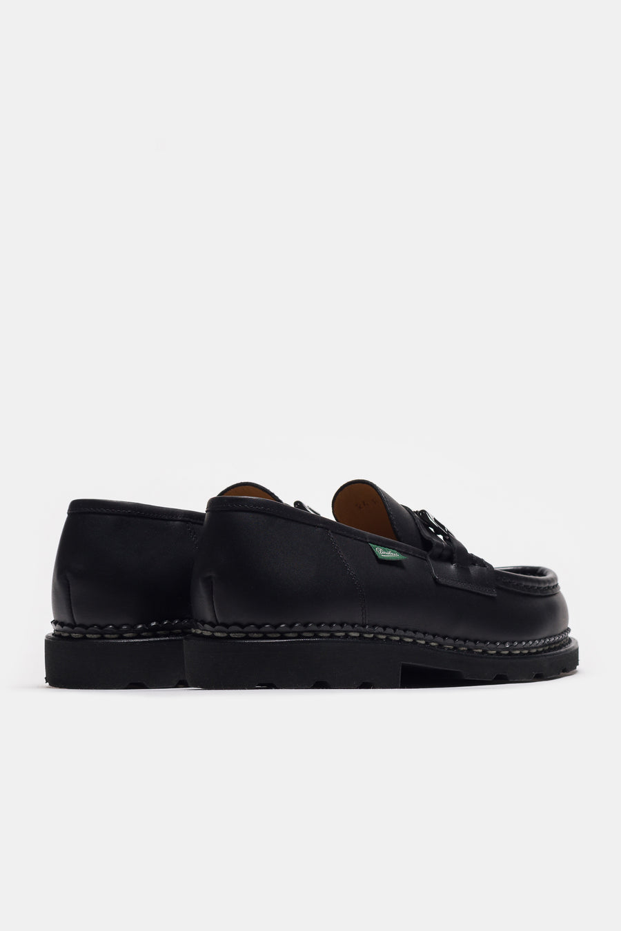靴 paraboot Loafer Black 4 Reims Horsebit Loafer in Black - Paraboot