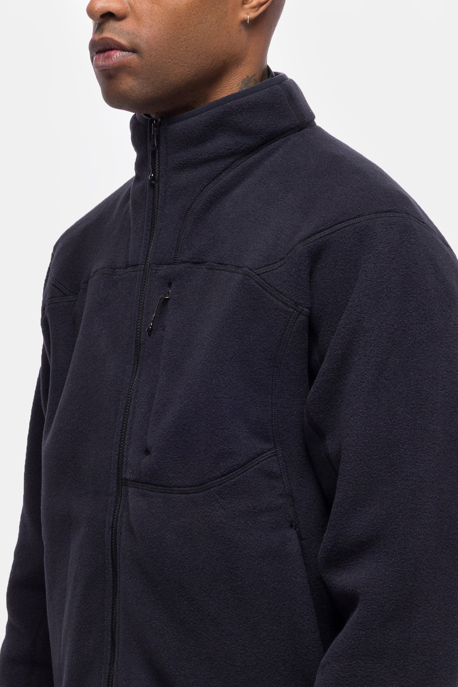 Portal Loam Fleece Jacket in Black Beauty - Notre