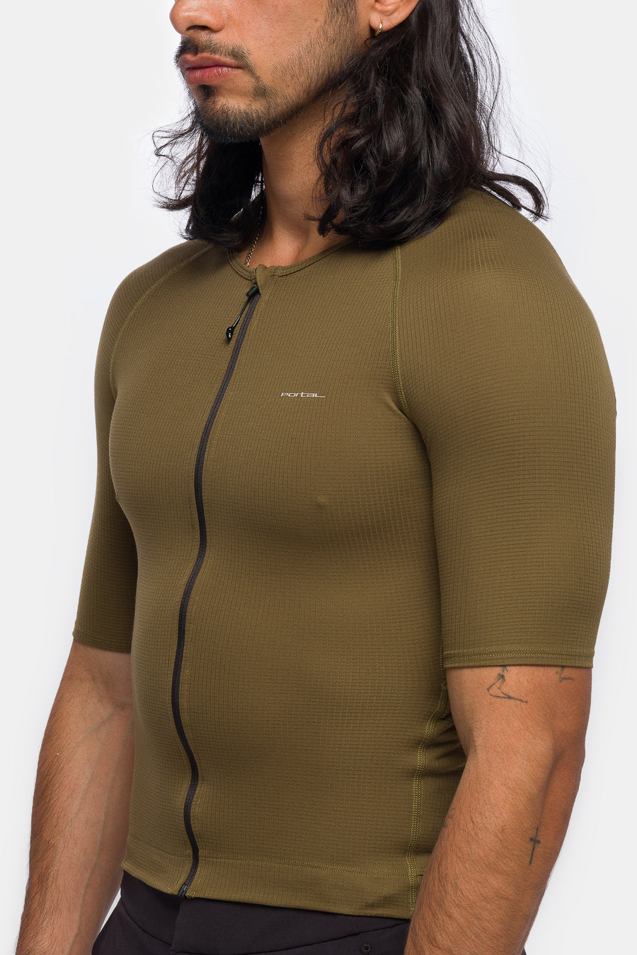 Range Light Jersey in Dark Olive