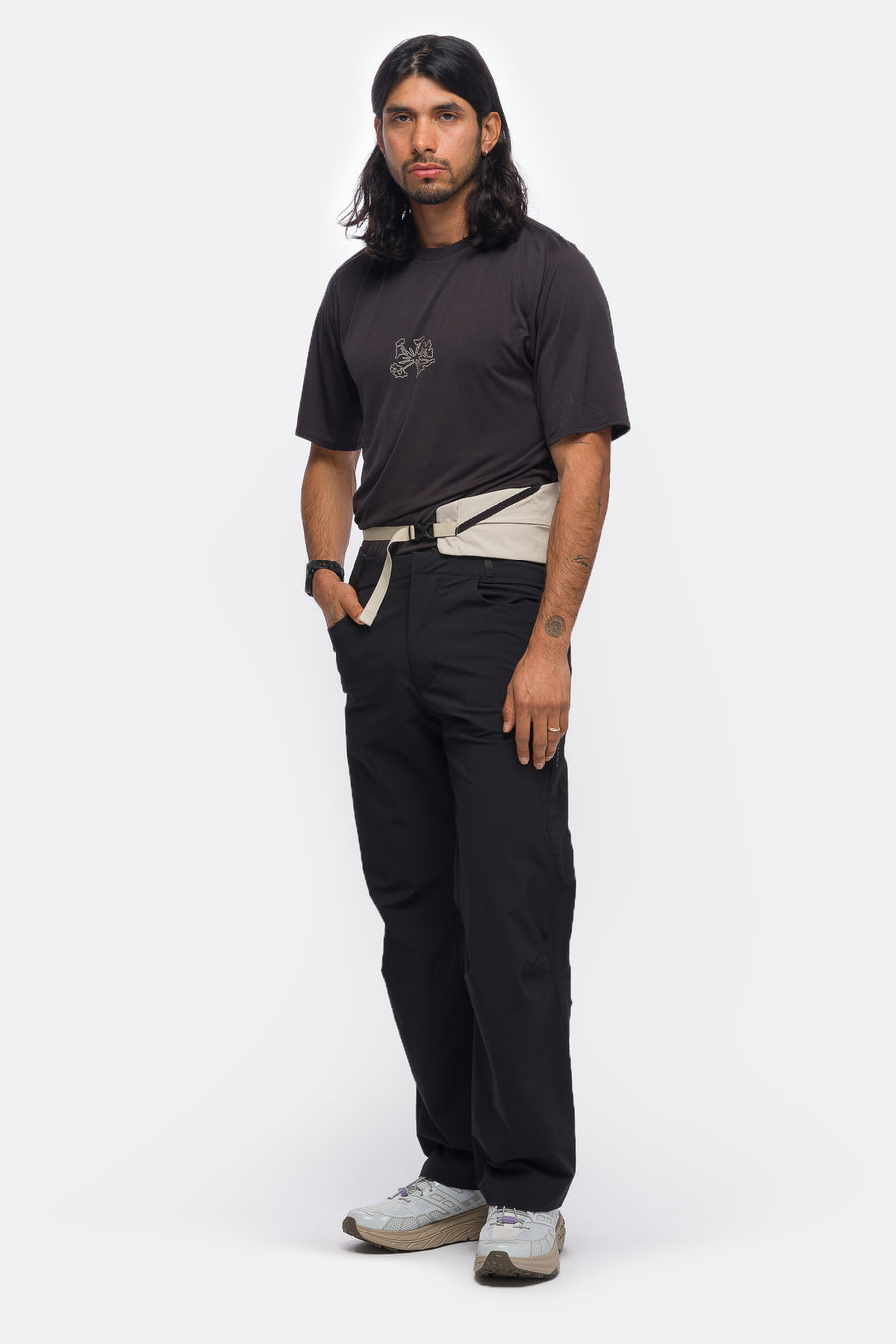 Traka Softshell Pant in Black Beauty