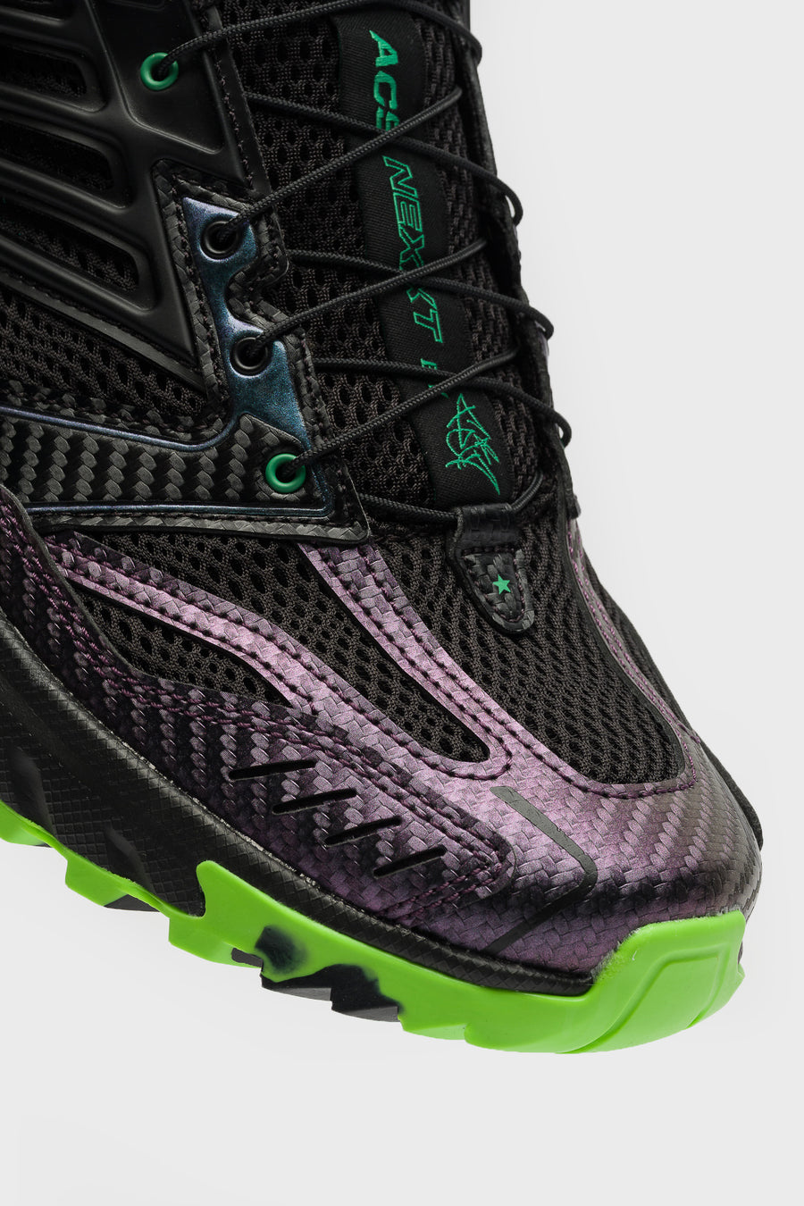 SALOMON ADVANCED Feid ACS Nexxt Sneaker in Black/Bright Green/Green Gecko - Notre