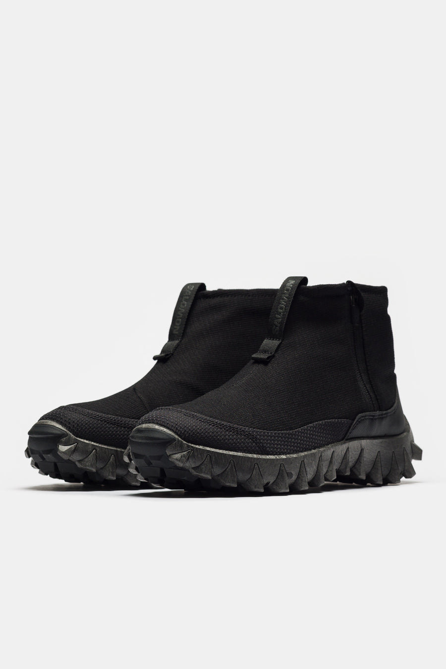 Snowclog Mid Sneaker in Black/Black