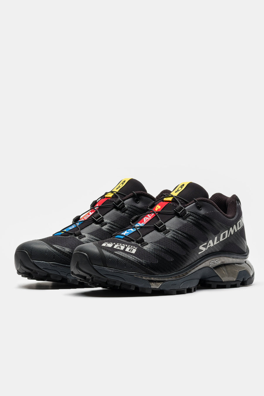 XT-4 OG Sneaker in Black/Ebony/Silver Metallic