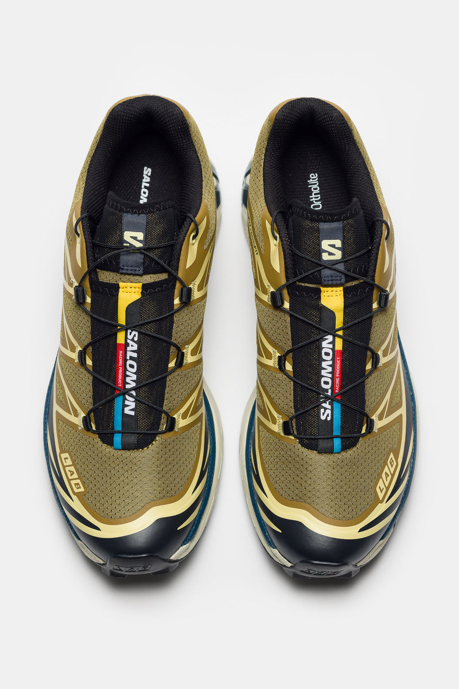 XT-6 Sneaker in Brilliant Olive/Dark Navy/Dark Slate