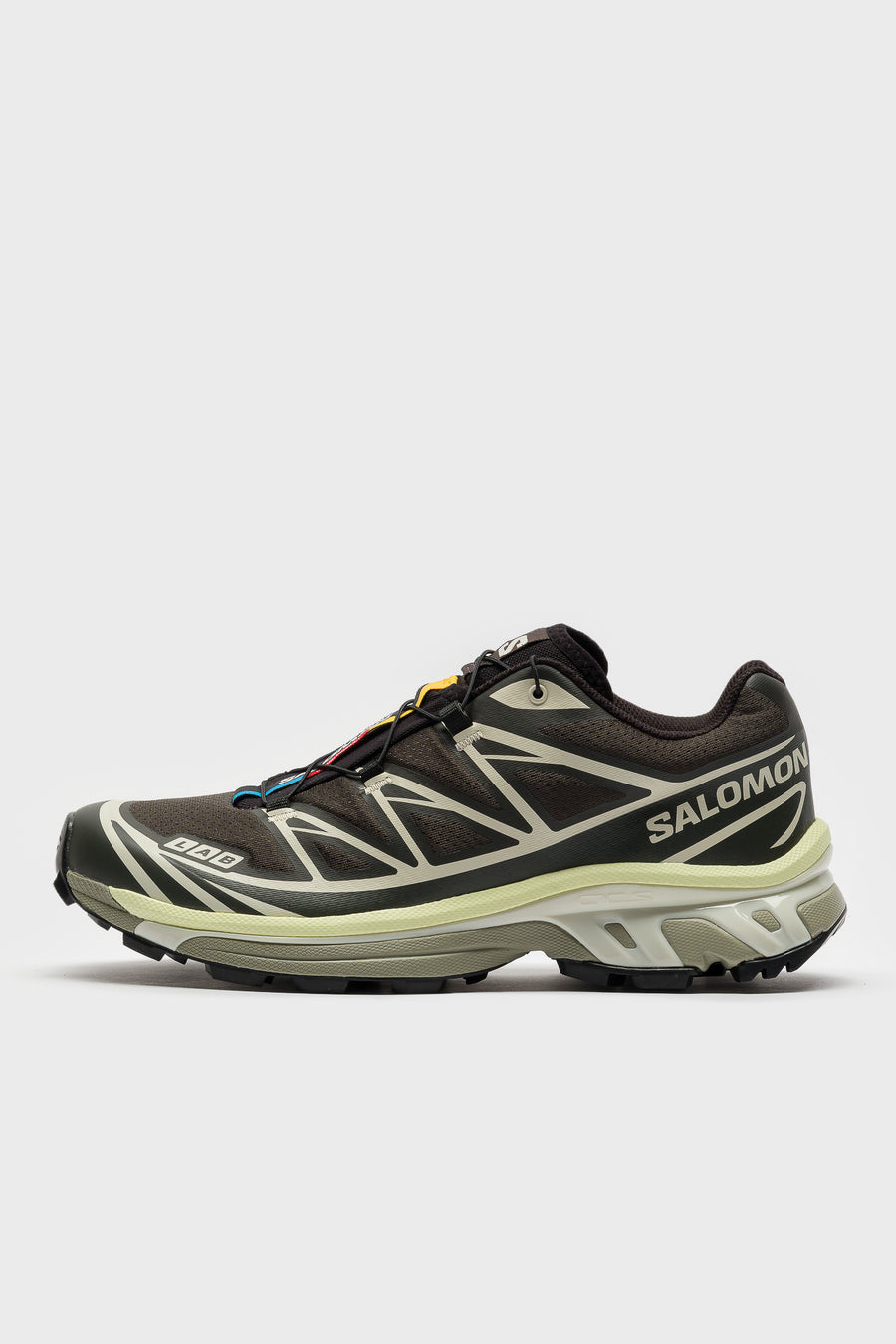 SALOMON ADVANCED XT-6 Sneaker in Peat/Icicle/Lime Cream - Notre
