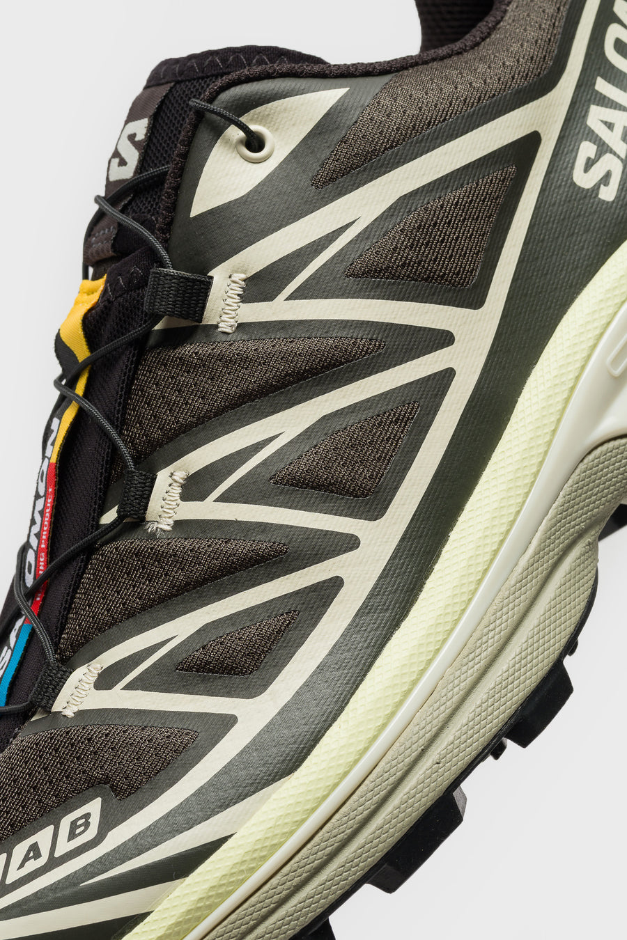 SALOMON ADVANCED XT-6 Sneaker in Peat/Icicle/Lime Cream - Notre