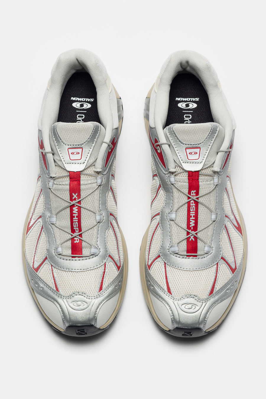 SALOMON ADVANCED XT-Whisper Sneaker in Almond Milk/FTW Silver/Lava Falls - Notre